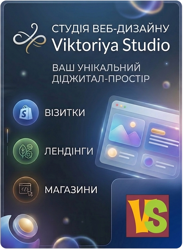банер про Вікторія Студіо